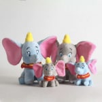 2 Peluches Dumbo l’éléphant bleue et grise Peluche Dumbo Peluche Disney Matériaux: Coton