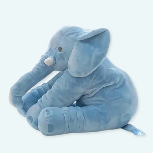 Peluche éléphant oreiller bleue Peluche Éléphant Peluche Animaux