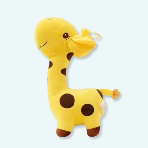 Peluche girafe toute mignonne jaune Peluche Girafe Peluche Animaux