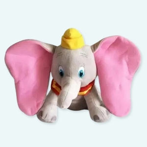 Une grande peluche à l'effigie de Dumbo l'éléphant. Le héros préféré de votre bout de choux, chez vous et tout doux. Une peluche dont il sera forcément très heureux, avec laquelle il pourra faire des numéros spectaculaires. Parfait pour les câlins et le réconfort, et deviendra rapidement un de ses favoris. F