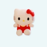 Si votre fille est une fan d'Hello Kitty, nous avons cette incroyable peluche Hello Kitty rouge pour apporter un peu de couleurs à la chambre de votre petite fille. Son petit chat manga préféré qu'elle pourra emporter partout. Fabriquée à partir de matériaux de haute qualité, cette peluche est conçue pour durer.