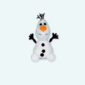 Cette peluche est Olaf notre bonhomme de neige au grand cœur tout droit sorti du film d'animation La Reine de Neiges. Voyagez au Royaume des glaces et faites revivre à votre enfant les folles aventures d'Elsa et Anna avec cette magnifique peluche.