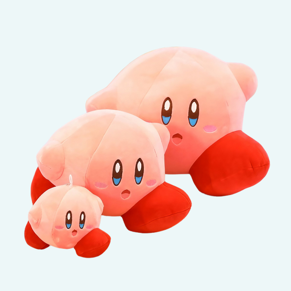 Mignonne peluche de Kirby qui marche Mignonne peluche de Kirby qui marche