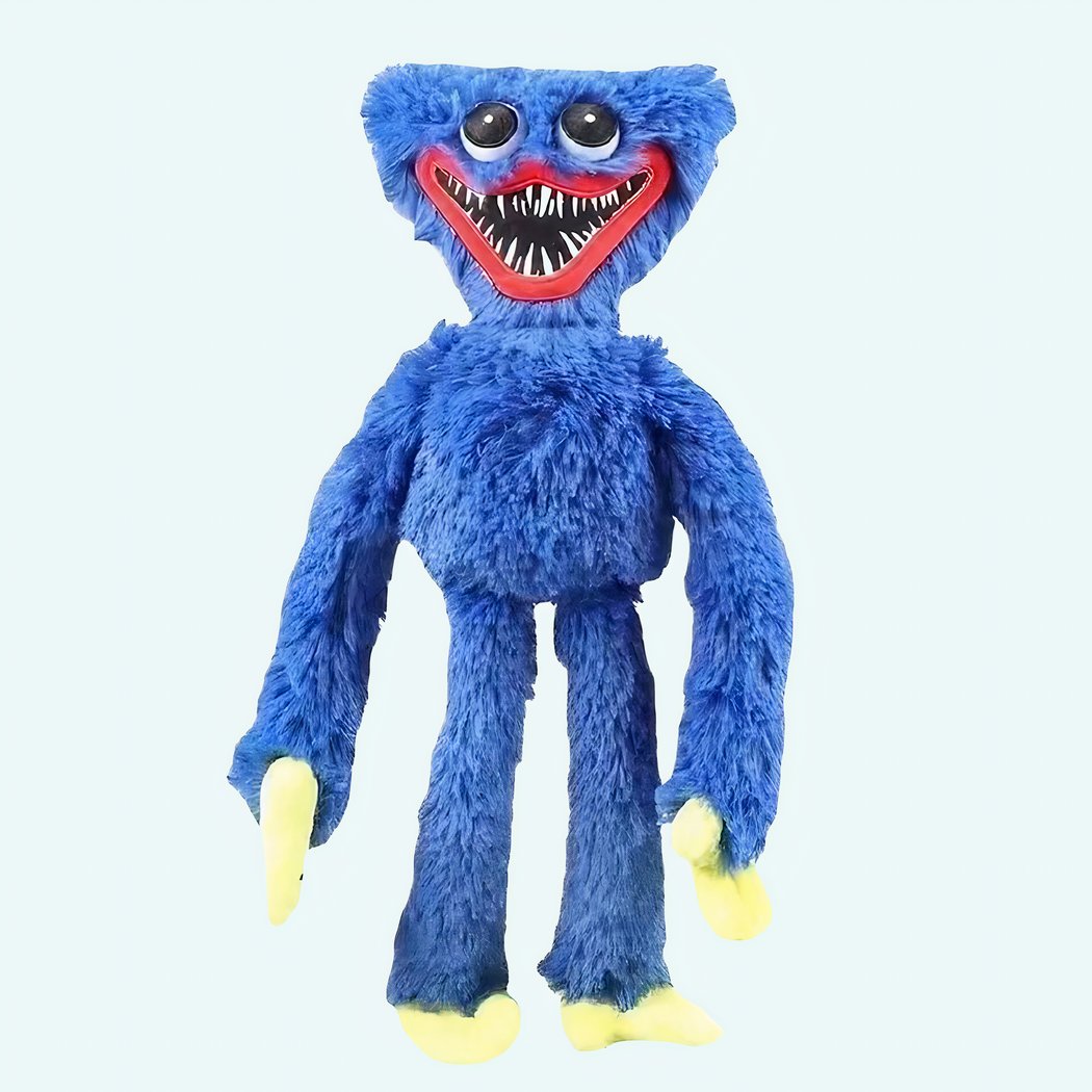 Peluche Huggy Wuggy Bleu : un jouet en peluche pour les fans de Poppy Playtime