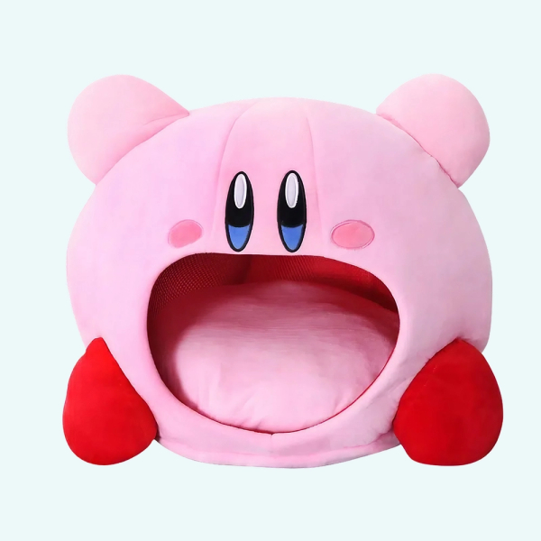 Peluche Kirby à grosse bouche ouverte Peluche Kirby a grosse bouche ouverte