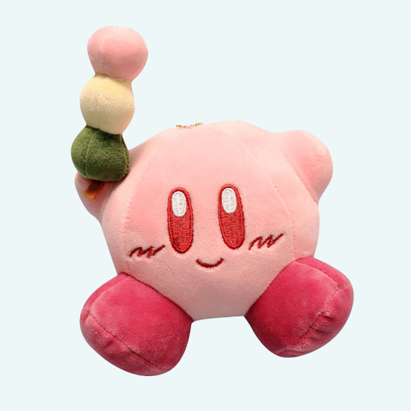 Petite peluche Kirby avec hochet Petite peluche Kirby avec hochet