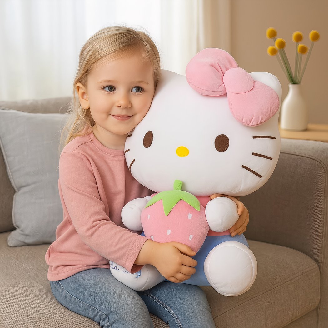 Squishmallow Hello Kitty fraise sujet chaud exclu