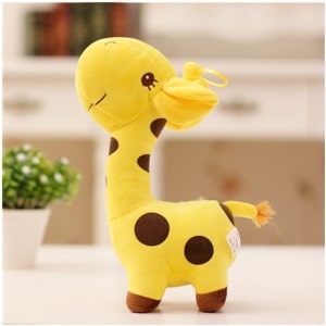 Peluche girafe toute mignonne jaune Peluche Girafe Peluche Animaux 87aa0330980ddad2f9e66f: 12cm|18cm