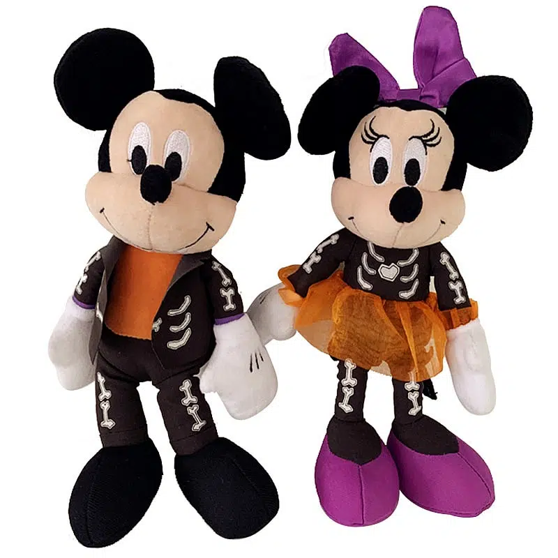 2 Peluches Mickey et Minnie Halloween • Ma Peluche