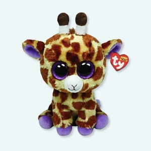 Cette petite peluche est une girafe fantastique. Elle est si mignonne avec ses grands yeux violets, ses oreilles et ses petites pattes sont aussi violettes. Une peluche qui emmènera votre enfant dans un univers magique. Si vous cherchez la peluche parfaite pour votre enfant, la peluche girafe TY est faite pour lui !