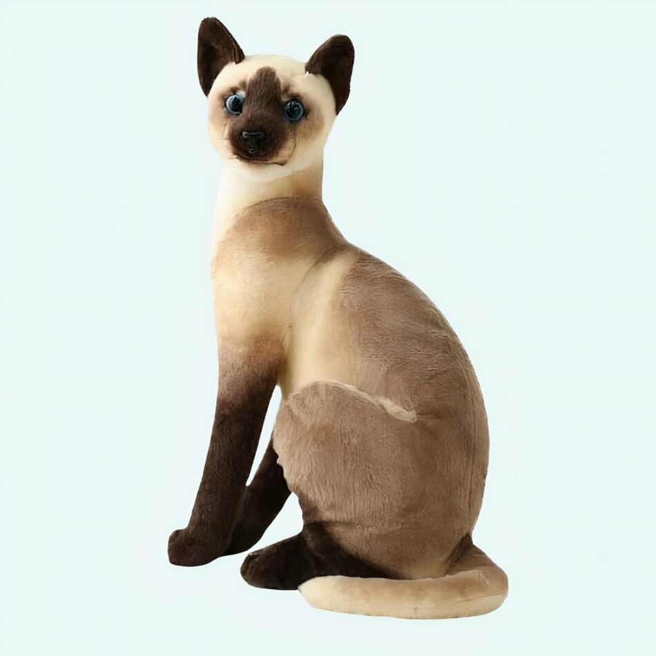 Peluche chat tigré gris • Ma Peluche