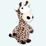 Découvrez la peluche girafe trop rigolote, la reine des blagues ! Elle aime beaucoup jouer avec les enfants, les distraire, les faire rire et aussi leur faire de gros câlins pleins d'amour ! La girafe est un animal très élégant et cette peluche en est le parfait exemple !