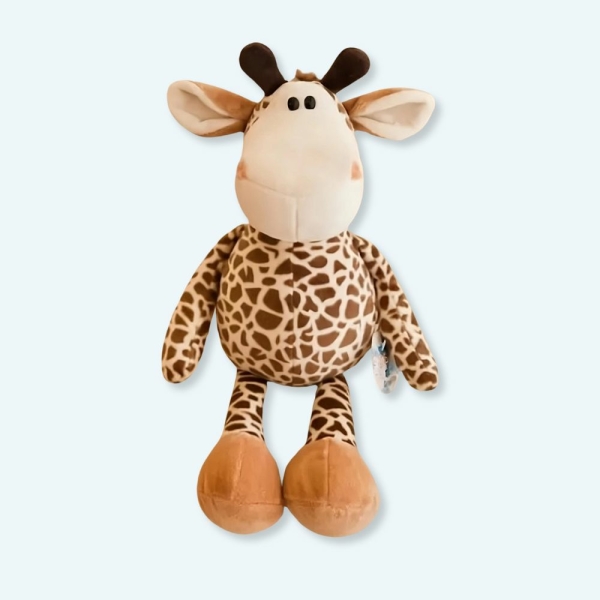 La peluche girafe à croquer est si mignonne ! Elle est très gentille, aime se promener avec sa famille dans la savane, et sera ravie de vous emmener si vous voulez l'accompagner ! Cette girafe à croquer est la peluche idéale pour les petits et grands enfants.