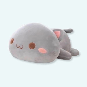 Peluche chat gris kawaii Peluche Chat Peluche Animaux
