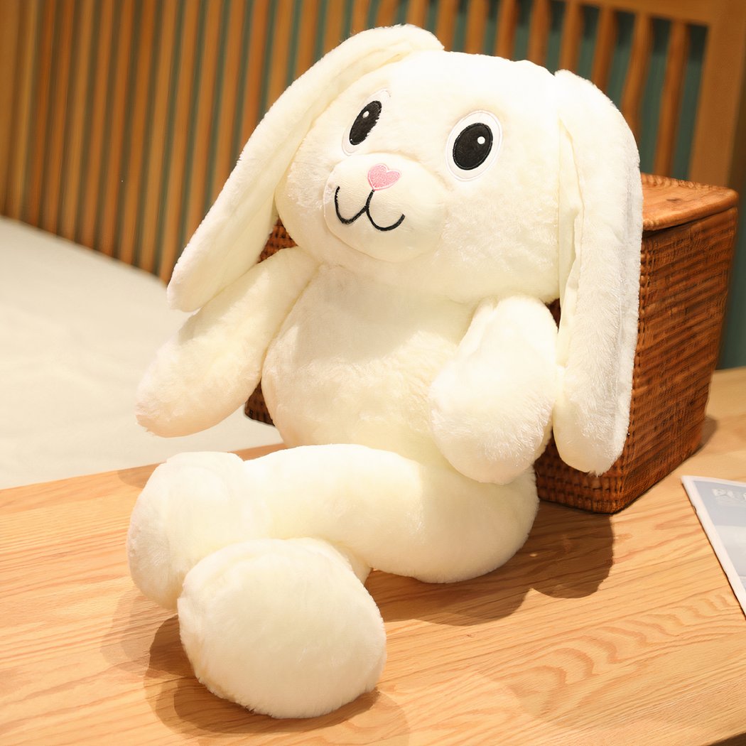 Peluche bébé lapin blanc • Ma Peluche