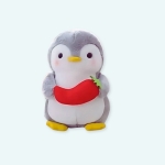 Voici la peluche pingouin piment, qui est si belle et douce ! Cette peluche adore manger des choses épicées, ce qui est rigolo puisqu'elle vit dans la banquise donc préfère normalement le froid ! Ce pingouin en peluche est le compagnon idéal pour les enfants et les adultes !