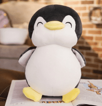 Peluche pingouin noir souriant Peluche Pingouin Peluche Animaux 87aa0330980ddad2f9e66f: 30cm|45cm|55cm