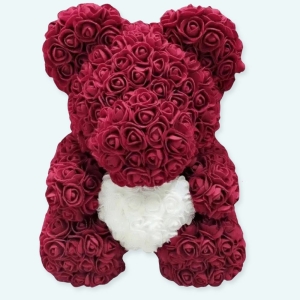 La peluche ours roses violines est si jolie ! Cette peluche adore être offerte le jour de la Saint Valentin pour représenter l'amour qui est porté à la personne qui la reçoit ! Un ours en peluche rose vif et violacé, doux au toucher. Vous allez adorer cet ours magnifique.