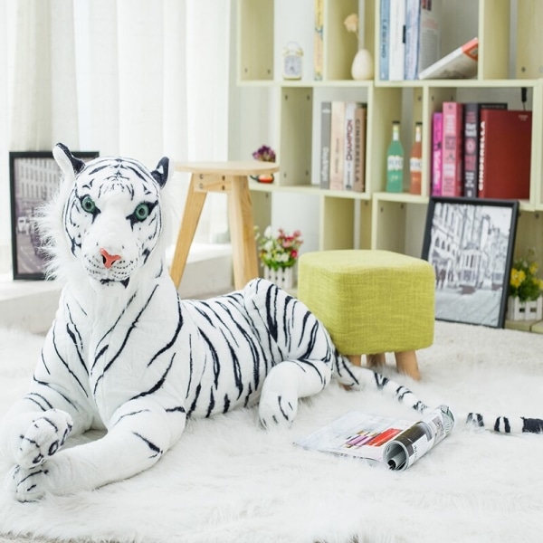 Grande peluche tigre blanc Peluche Géante Matériaux: Coton