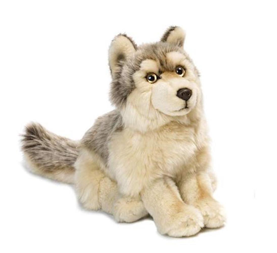 Peluche loup gris mignon • Ma Peluche