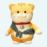 Peluche chat avec écharpe tout mignon Peluche Animaux Peluche Chat Matériaux: Coton