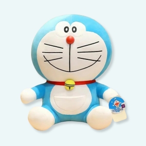 Peluche Doraemon avec visage indifférent Peluche Animaux Peluche Chat Matériaux: Coton.