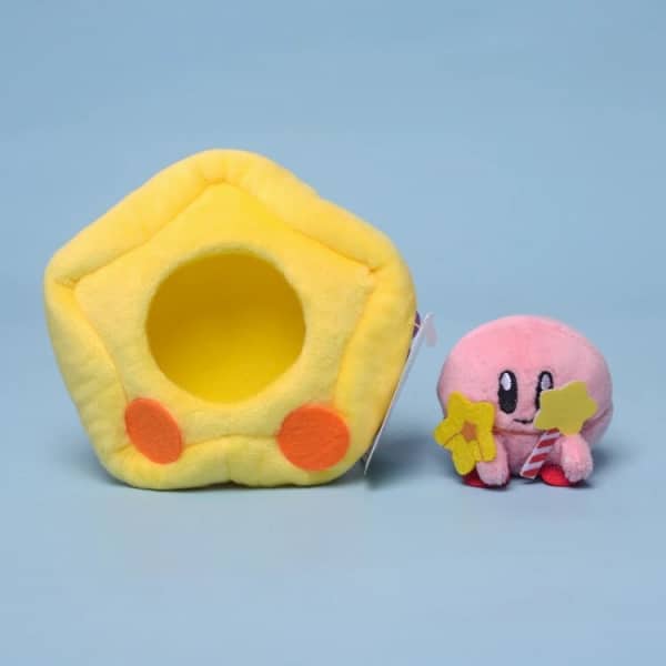 Peluche Kirby dans son étoile jaune Peluche Jeu Vidéo Peluche Kirby Matériau: Coton