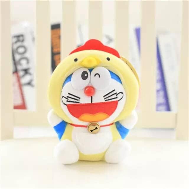 Peluche Doraemon déguisée en poule Peluche Animaux Peluche Chat Matériaux: Coton