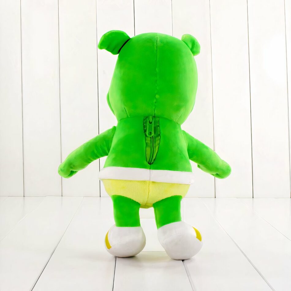 Ancien Doudou peluche Luciole vert jaune