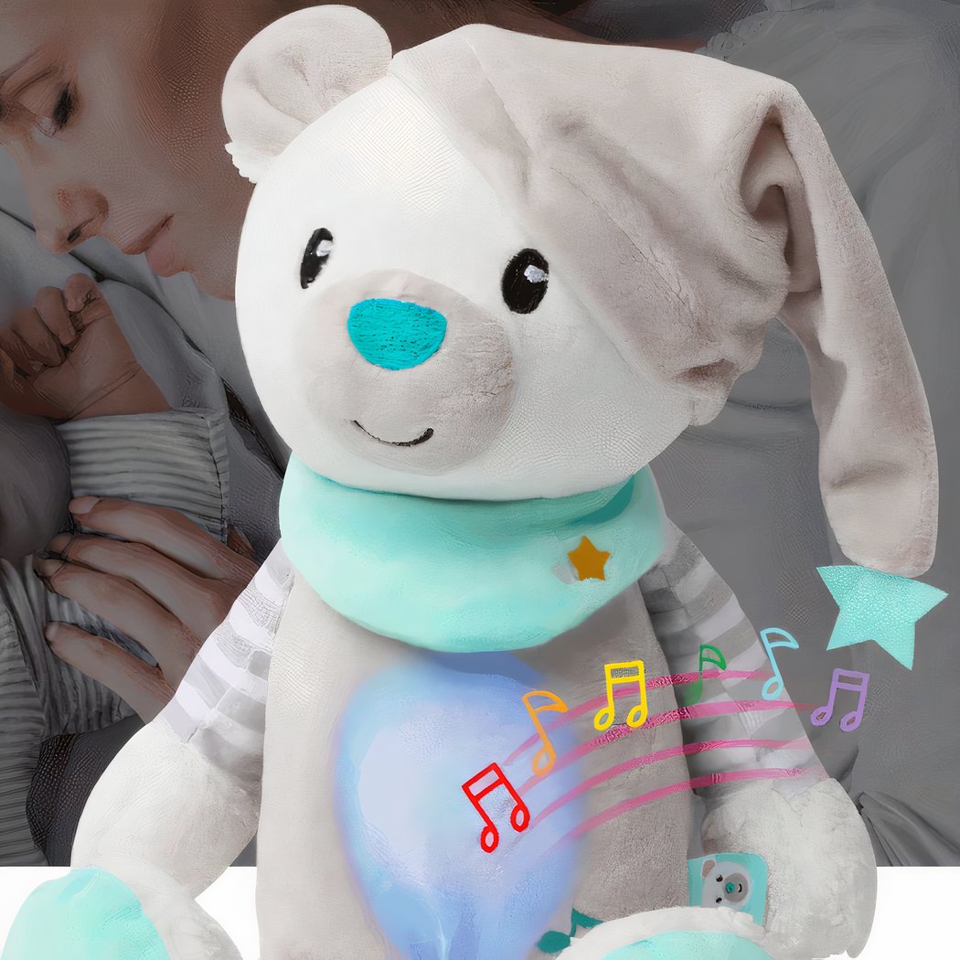 Peluche ours veilleuse musicale • Ma Peluche