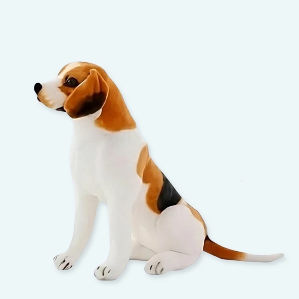 Beagle géant en peluche pour enfants, 30-90cm, animal en peluche réaliste, cadeau, décoration de la maison Peluche Animaux Peluche Chien : 30cm|40cm|50cm|60cm|75cm|90cm