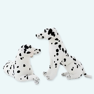 Peluche chien dalmatien pour enfants, jouet géant et réaliste, cadeau idéal Peluche Animaux Peluche Chien : 30cm|40cm|50cm|60cm|75cm|90cm