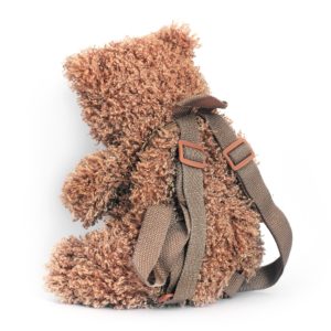 Nodcows Sac à Bandoulière Peluche Chat Mignon 19x15x5 Cm - Sac Enfant Fille Réglable