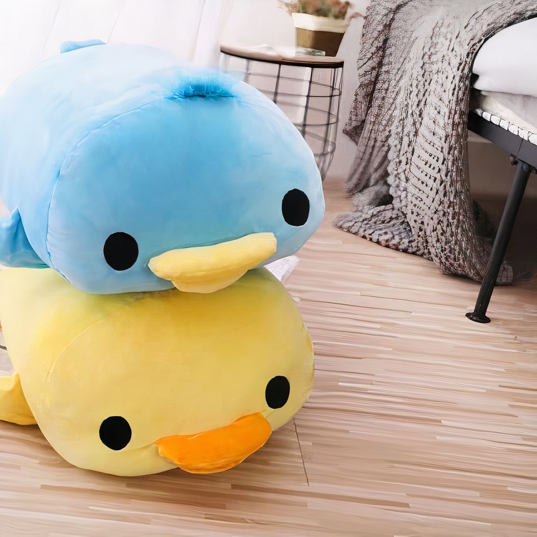 Peluche oreiller canard couché • Ma Peluche Peluche oreiller canard couché • Ma Peluche