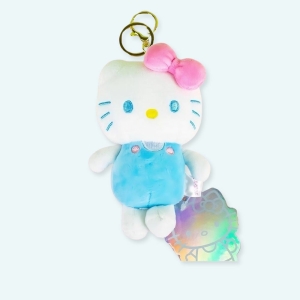 Dites bonjour à la plus adorable peluche Hello Kitty couleur unie ! Ce porte-clés super mignon est parfait pour que votre fille l'emporte à l'école ou pour l'utiliser comme porte-clés. C'est également un excellent cadeau pour les fans d'Hello Kitty de tous âges ! Votre fille va adorer s'amuser avec !
