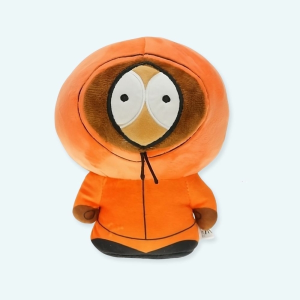 Peluche South Park 18-20cm orange, doux et adorable.