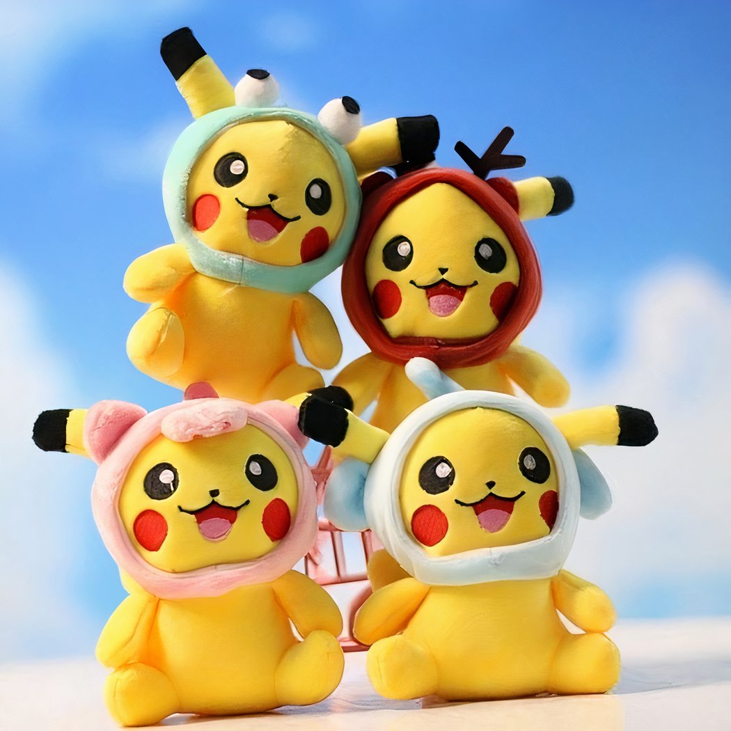 Lot De 6 Peluches Monstres Kawaii 16 Cm - Poupée Émotion Couleur - Cadeau Enfant Noël Ou Anniversaire