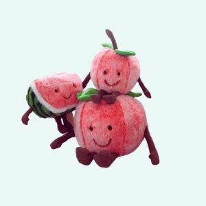 PELUCHE- Sac À Dos En Peluche Pastèque De Jojo, Peluche Douce Pour Les PELUCHE- Sac À Dos En Peluche Pastèque De Jojo, Peluche Douce Pour Les