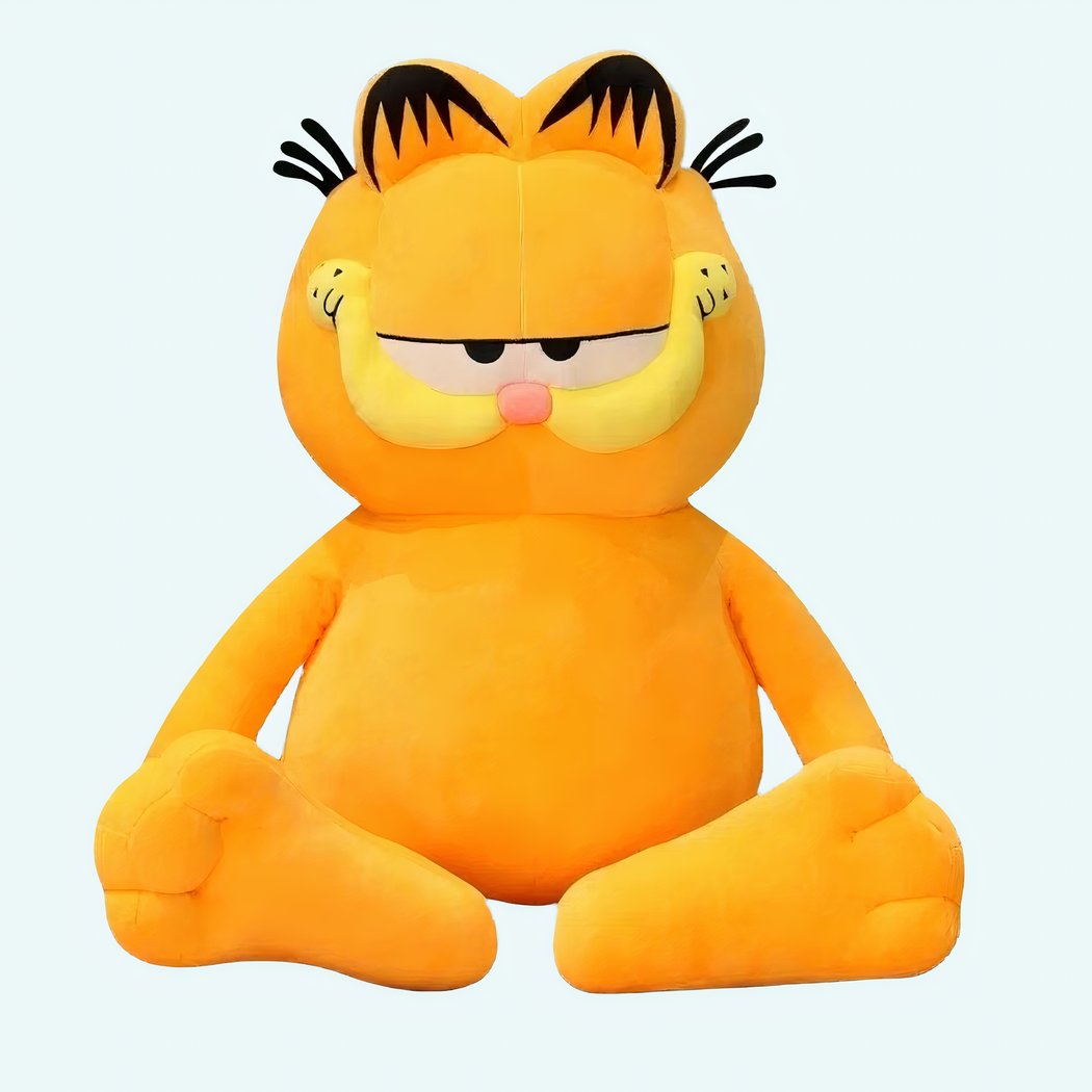 RARE Peluche Garfield Années 80 - Mécanisme Visuel Et Sonore