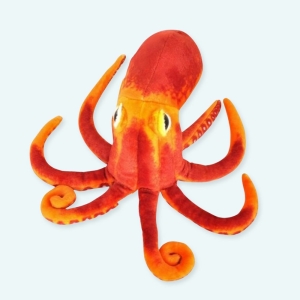 Explorez les profondeurs de la mer avec cette peluche pieuvre orange réaliste ! Que vous soyez un fan de la vie marine ou que vous recherchiez un compagnon douillet à garder à vos côtés, cette peluche est le compagnon idéal. Grâce à l'attention portée aux détails et au réalisme de son design.