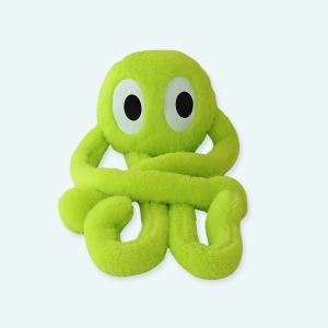 Cette peluche adorable de pieuvre géante verte est l'accessoire parfait pour ajouter une touche d'amusement et de douceur à votre intérieur. Sa taille imposante et ses couleurs vives donneront à votre pièce un look unique et amusant.