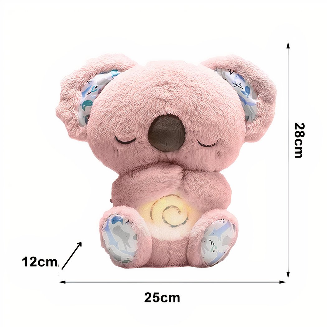 Auby Peluche Koala Apaisante Avec 10 Berceuses Et Lumière - Jouet Bébé 0-5 Ans