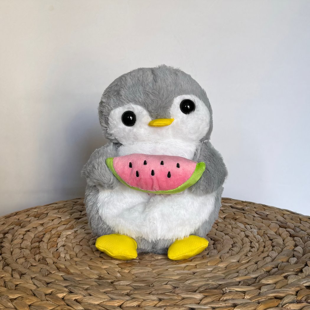 Peluche Respirateur Pingouin Edencomer - Jouet Apaisant Pour Enfants (Bleu)