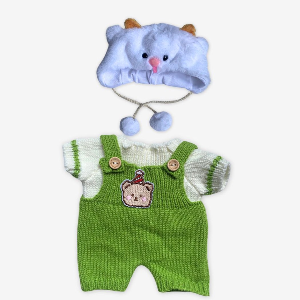 Cuddles and Friends Tenue d'agriculteur - 40cm - Vêtements pour Nounours, Ours en Peluche, Animaux en Peluche - Build a Bear